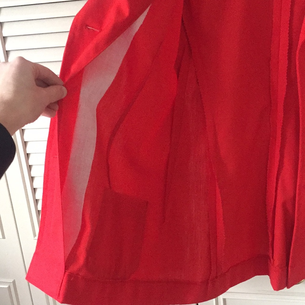 Red blazer jacket - Picture 4 of 7